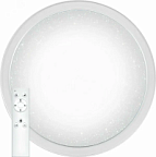 Светильник светодиодный ДБО-36w круглый матовый с эффектом Звездного неба регул. цветов AL5300 ВИА