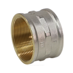 Муфта латунь резьб. Ду20 ВР/ВР ВИА