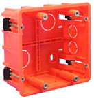 Коробка уст. 2-мест. 100*50*50мм СУ для полых стен, пласт. палки РЕ 030 043 Anam ВИА