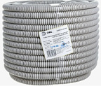 Труба гофрированная ПВХ серая d20мм с зондом легкая 10м Б0036988 ЭРА ВИА