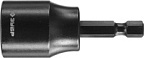 Бита с торцовой головкой удлиненная, ударная бита, Cr-Mo Е 1/4″ 17*60 ЗУБР Профессионал ВИА