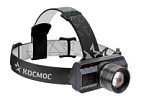 Фонарь налобный аккумуляторный KocH3WZoo, 3W, аккум. 3,7V 1,2Ah, 180Lm, 8 часов, Космос ВИА