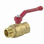 Кран шаровой латунь Стандарт 221 Ду25 ВР/НР рычаг ГАЛЛОП ВИА