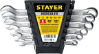 Ключи гаечные комбинированные 6 - 14 мм (набор 6 шт) STAYER HERCULES