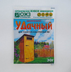 Биопрепарат для туалетов и выгребных ям 30гр порошок Удачный 