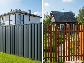 Профнастил или металлоштакетник для забора — что лучше выбрать в 2026 году
