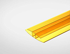 Профиль соединительный неразъемный 4-6мм желтый Саф-пласт 6м ВИА