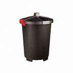 Бак хозяйственный 45л черный (Бытпласт) ВИА