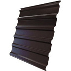 Профнастил С8/0,35-0,4мм (шир.1150/1190мм) 2м Шоколад RAL8017 (шт)