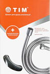 Шланг для душа импорт-импорт 150 см, с системой антиперекручивания, двойной замок TIM ВИА