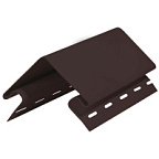 Угол внешний для сайдинга коричневый GL ВИА