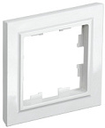 Рамка 1 пост РУ-1-БрБ белый IEK BRITE ВИА