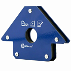 Угольник магнитный "Стрелка" 80 мм на 3 угла магнит до 11 кг (1 шт) КОБАЛЬТ ВИА