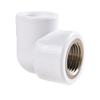 Угольник полипропиленовый комбинир. Дн20*3/4" ВР РВК