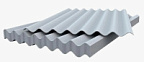 Шифер волнистый 8 волн 1,75*1,13м*5,8мм ГОСТ 