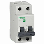Выключатель автоматический двухполюсный 32A C 4.5кА SCHNEIDER EASY 9 ВИА