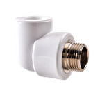 Угольник полипропиленовый комбинир. Дн25*3/4" НР РВК