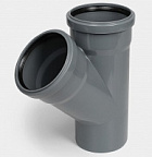 Тройник канализационный D110х110/45° СТАНДАРТ КОНТУР